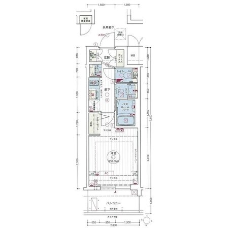 鶴舞駅 徒歩9分 9階の物件間取画像